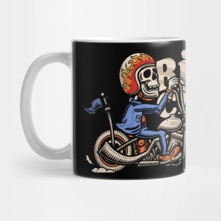 ride and chill urban chopper Mug